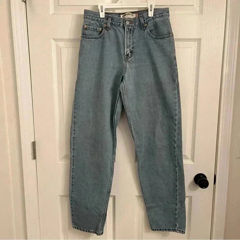 VTG Levis 560 Jeans Women’s 30x34 Blue Light Wash Denim Comfort Fit